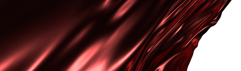 Abstract red fabric background with soft shadows and a luxurious texture. Suitable for design...