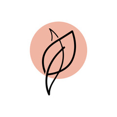 Organic Beauty Botanical Logo Design