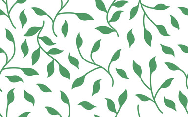 Elegant Foliage Seamless Pattern Design