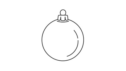 Fototapeta premium Christmas tree ball decoration ornament.