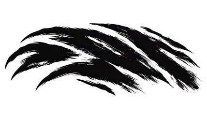 Obraz premium A dark and mysterious abstract background with curved lines and texture