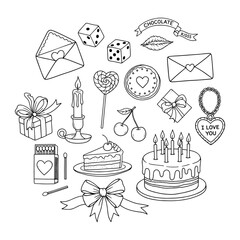 Set of Valentines Day Clipart