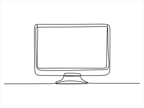 Window Outline Computer Desktop Computer Outline Images – Browse 129,131 Stock Photos, Vectors ...