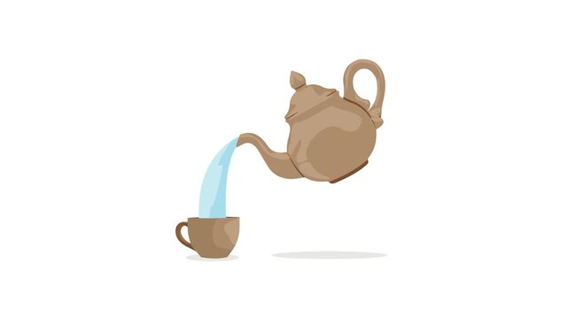 teapot and cups