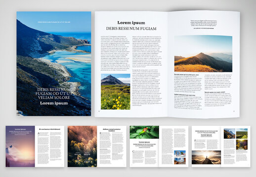 Outdoor Lifestyle Editorial Layout