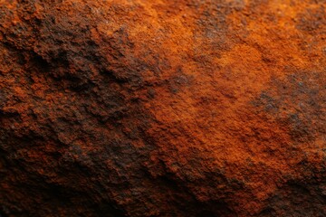 Rusty iron texture with rich orange corrosion and rough granules