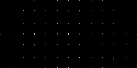 A field of white dots on a black background forms a hidden message © Bivuti