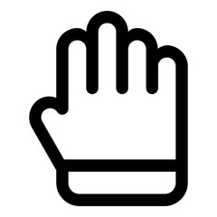 glove outline icon