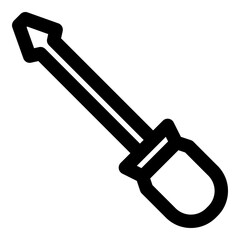 screwdriver outline icon