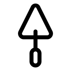 trowel outline icon