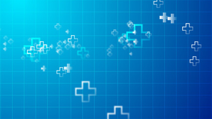 Obraz premium medicina, icone in movimento, scienza, farmaceutica, farmacia, sfondo, icone, icone, croci, scienza