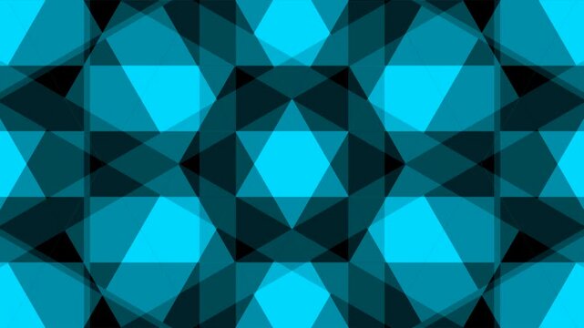 Dynamic Geometric Abstract Blue Pattern Overlapping Translucent Shapes Background Design