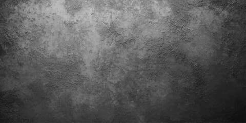 Obraz premium Dark aged metal and rough concrete wall texture with a dirty gray stone surface and vintage black paper pattern design