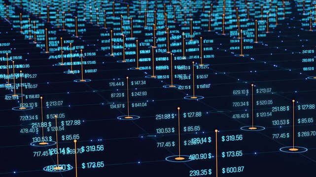 Big data, financial data processing, storage, risk control, digital financial network. Client data, accounts, data protection, privacy, control, market research, business.