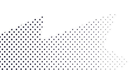 Diagonal Halftone Dot Gradient Background with High Contrast Screen Tone Effect, Minimal Monochrome Texture for Comic Book, Retro Fashion and Digital Banner Design