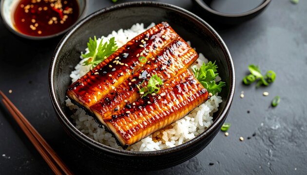Japan &ndash; Unagi Don (gegrillter Aal auf Reis)