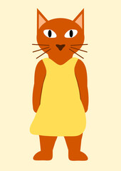 Kotka w sukience © PaulinaGrush