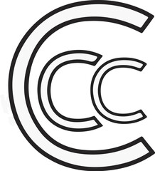 Abstract circular design with interlocking curved elements and segments