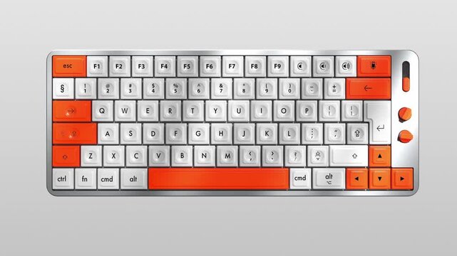 A cinematic transition showing the final step of building a custom keyboard. This video captures the satisfying process of bringing a custom mechanical keyboard to life.