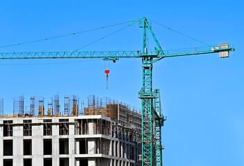 Monolithic construction site