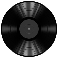 アナログレコード レーベル黒