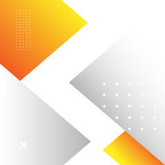 Modern Orange and Grey Geometric Abstract Background
