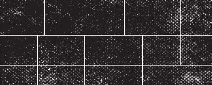Mosaic collage pictures collection. Collage mood board grid template. Set of presentation backgrounds. Photo layout. Album Gallery banner vector illustration.eps,10