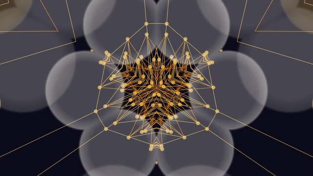 Geometric Patterns and Shapes in Motion.