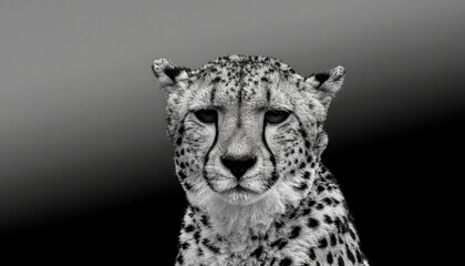 Cheetah Centered Portrait