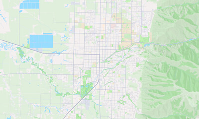 Fototapeta premium Logan Utah map