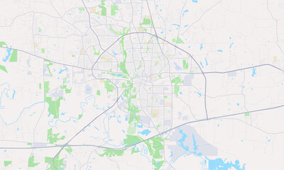 Fototapeta premium Longview Texas map