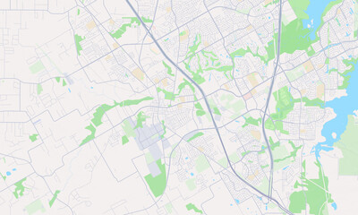 Naklejka premium Mansfield Texas map
