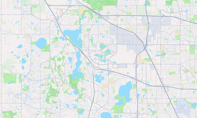 Fototapeta premium Maple Grove Minnesota map
