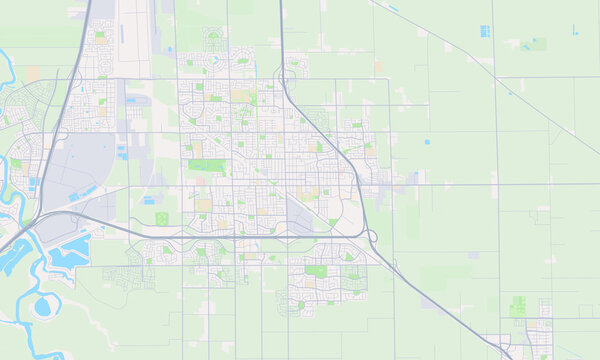 Manteca California map