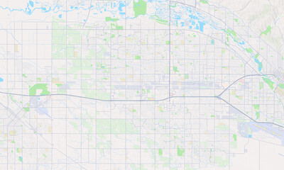 Obraz premium Meridian Idaho map