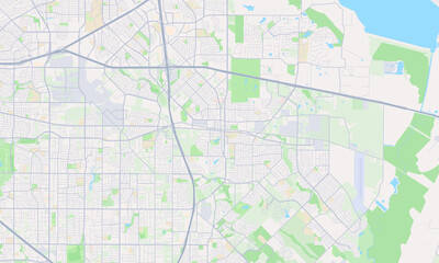 Obraz premium Mesquite Texas map
