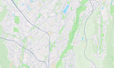 Fototapeta premium Mission Viejo California map