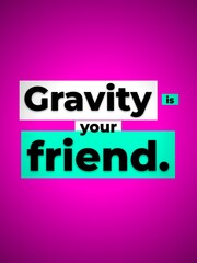 Obraz premium Positive Motivation Quote on vibrant magenta background for lifestyle business or design use