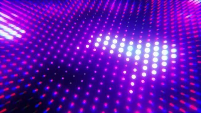 futuristic looping energetic digital dot halftone red and yellow heat map background animation