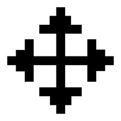 Obraz premium Black Custom Shape Transparent PNG Abstract Design Element