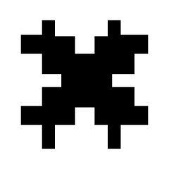 Fototapeta premium Black Custom Shape Transparent PNG Abstract Design Element