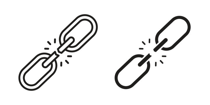 Weakness icons vector glyph and thin line. Black icons