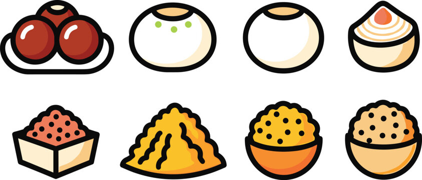 Indian traditional sweets and snacks collection featuring gulab jamun laddu and diverse dessert varieties