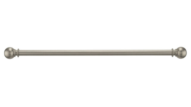 Metal curtain rod silver home isolated on a transparent background