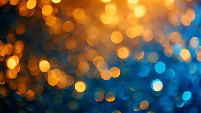 Abstract bokeh light circles