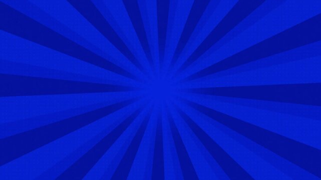 Sunburst blue comic modern with dot pattern rotating animated background