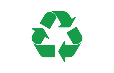 Obraz premium Recycling Icon – Eco Friendly Sustainability Symbol Vector