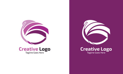 Company letter logo design, unique suitable symbol technology for digital brands