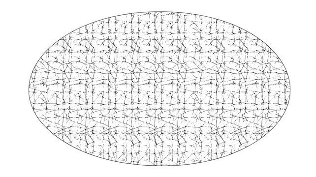 Engaging monochromatic stereogram design featuring an intricate repeating abstract pattern, revealing a hidden three-dimensional image through focused optical perception and visual illusion