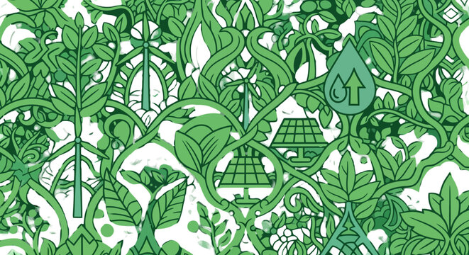 green energy pattern